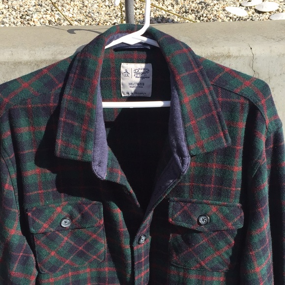 Super Attractive Plaid Shirt-Jacket Men's size XXL - Picture 7 of 13
